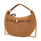 Borsa A Spalla Donna Save My Bag Borsa a spalla arrotondata, Manico singolo, Tracolla a catena removibile, Chiusura con zip, Logo Save My Bag in metallo, Texture effetto teddy, Dimensioni: 43 x 7 x 27 Cm Arianna S62-ARIANNA-U-FUL
