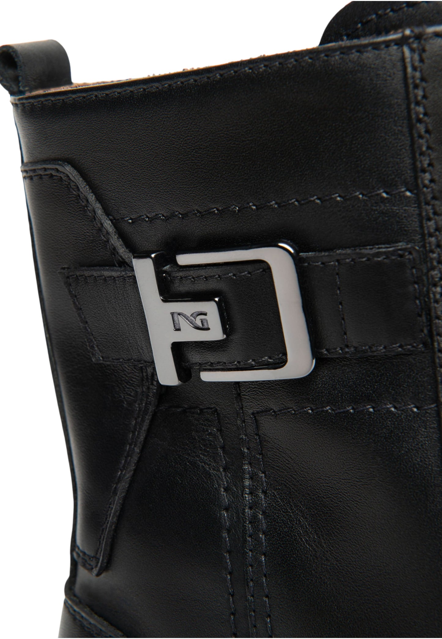 Stivaletti Anfibi Donna Nero Giardini Tacco 4 CM  I514833D