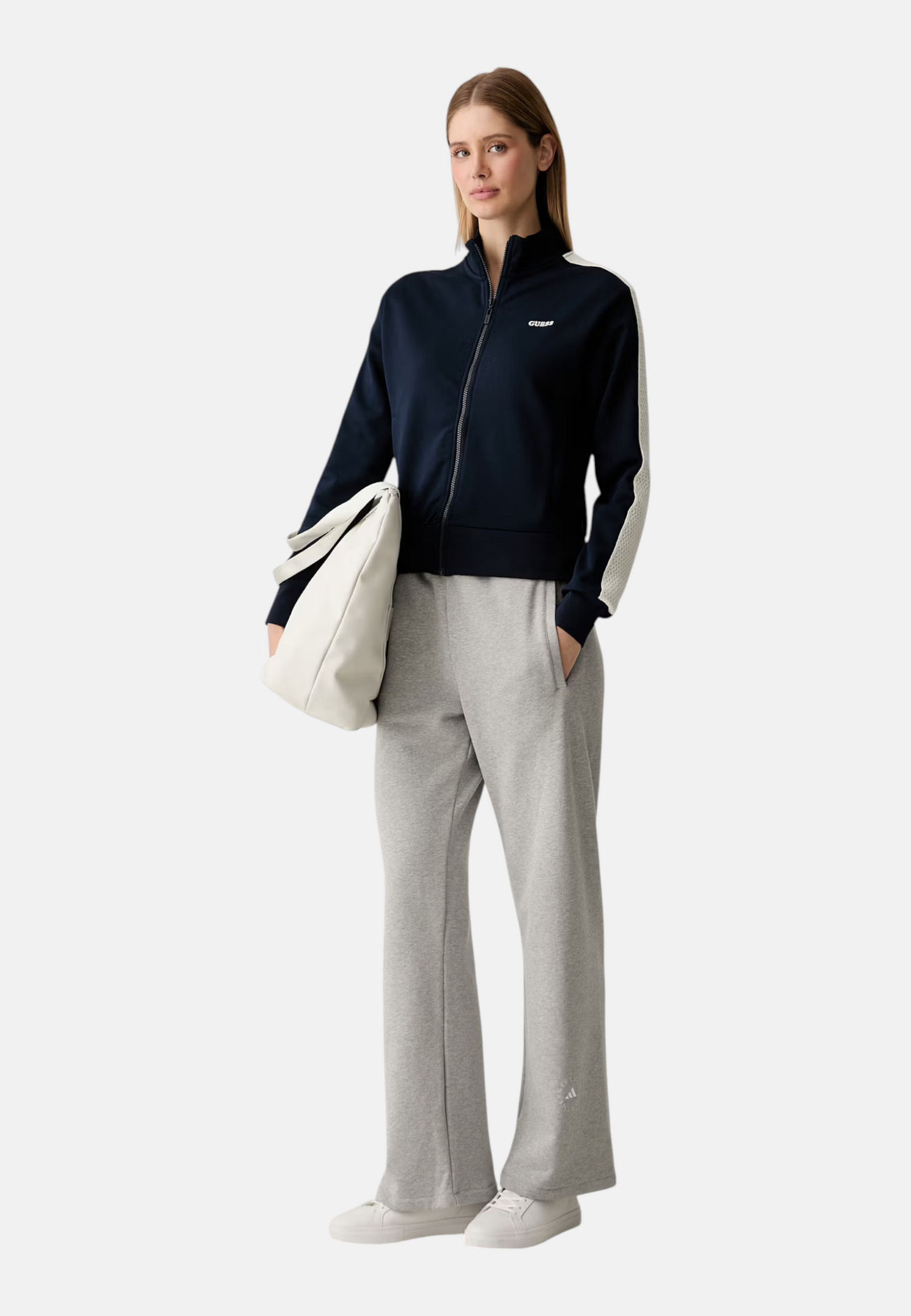 Felpa Con Zip Donna Guess  Phoebe V6YQ26K5140