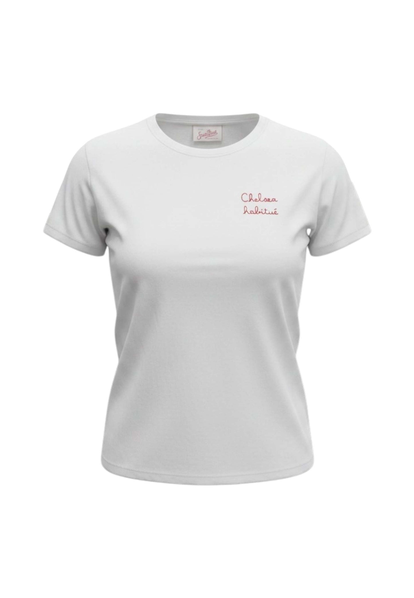 T-Shirt Manica Corta Donna Mc2 Saint Barth Chelsea Habitue Embroidery Emilie EMI0001