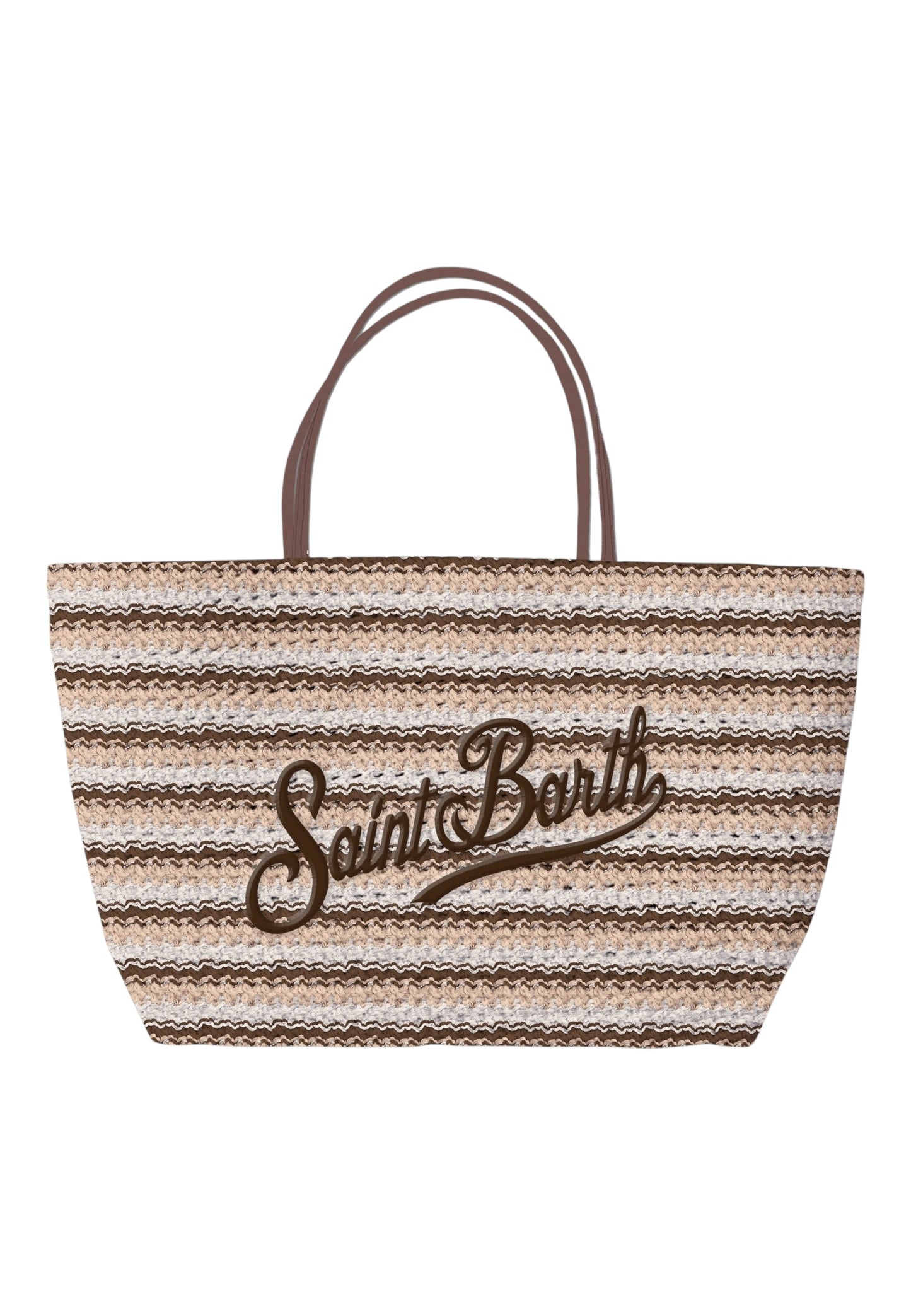 Borsa A Spalla Donna Mc2 Saint Barth Stripes Tris Crochet Tote Mid CRO0008