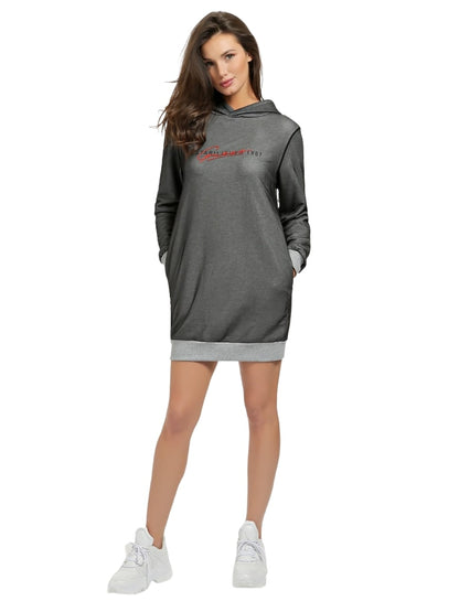 Felpa Con Cappuccio Donna Guess   W0BQ63K8800