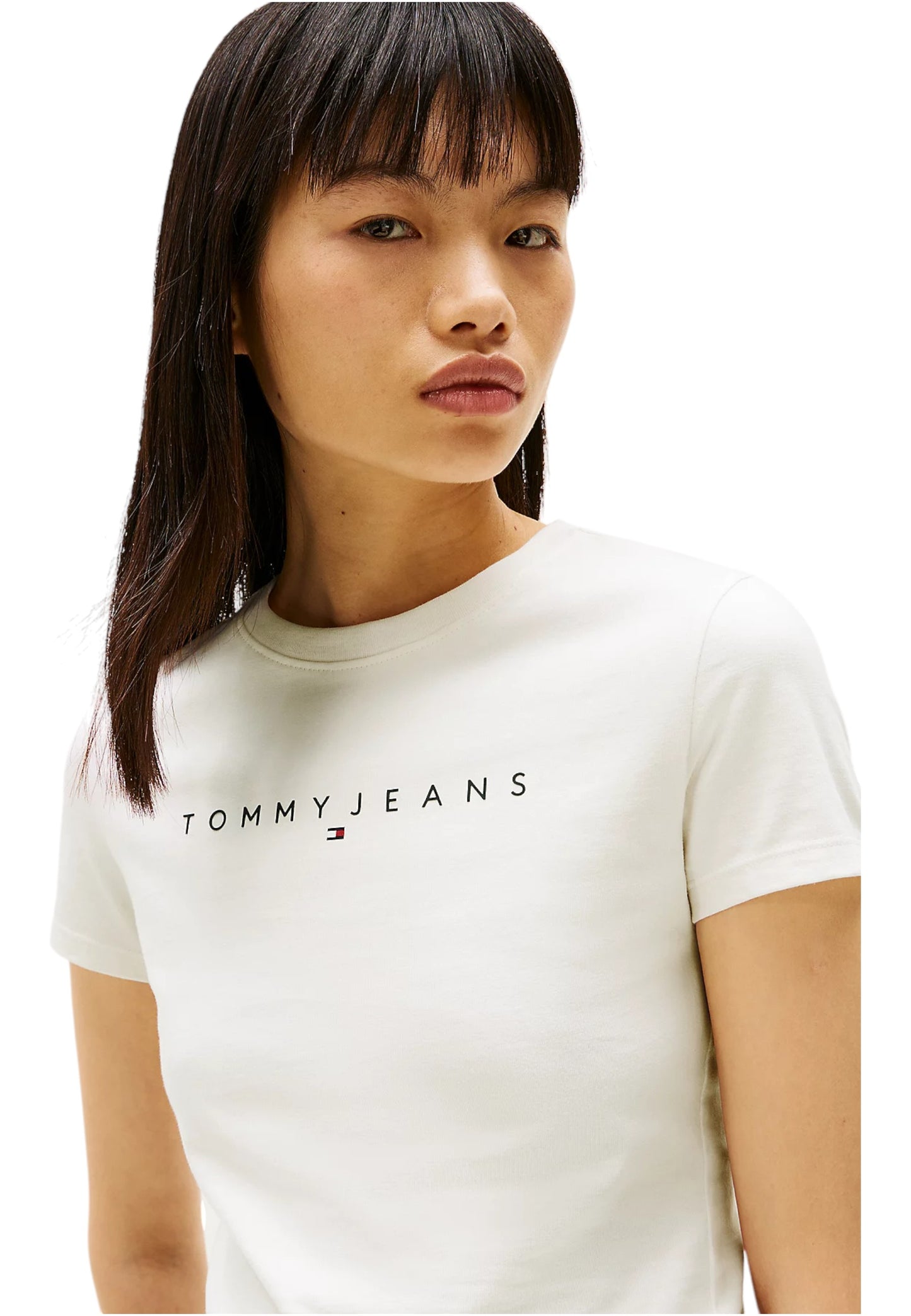 T-Shirt Manica Corta Donna Tommy Jeans  Tjw Slim Linear