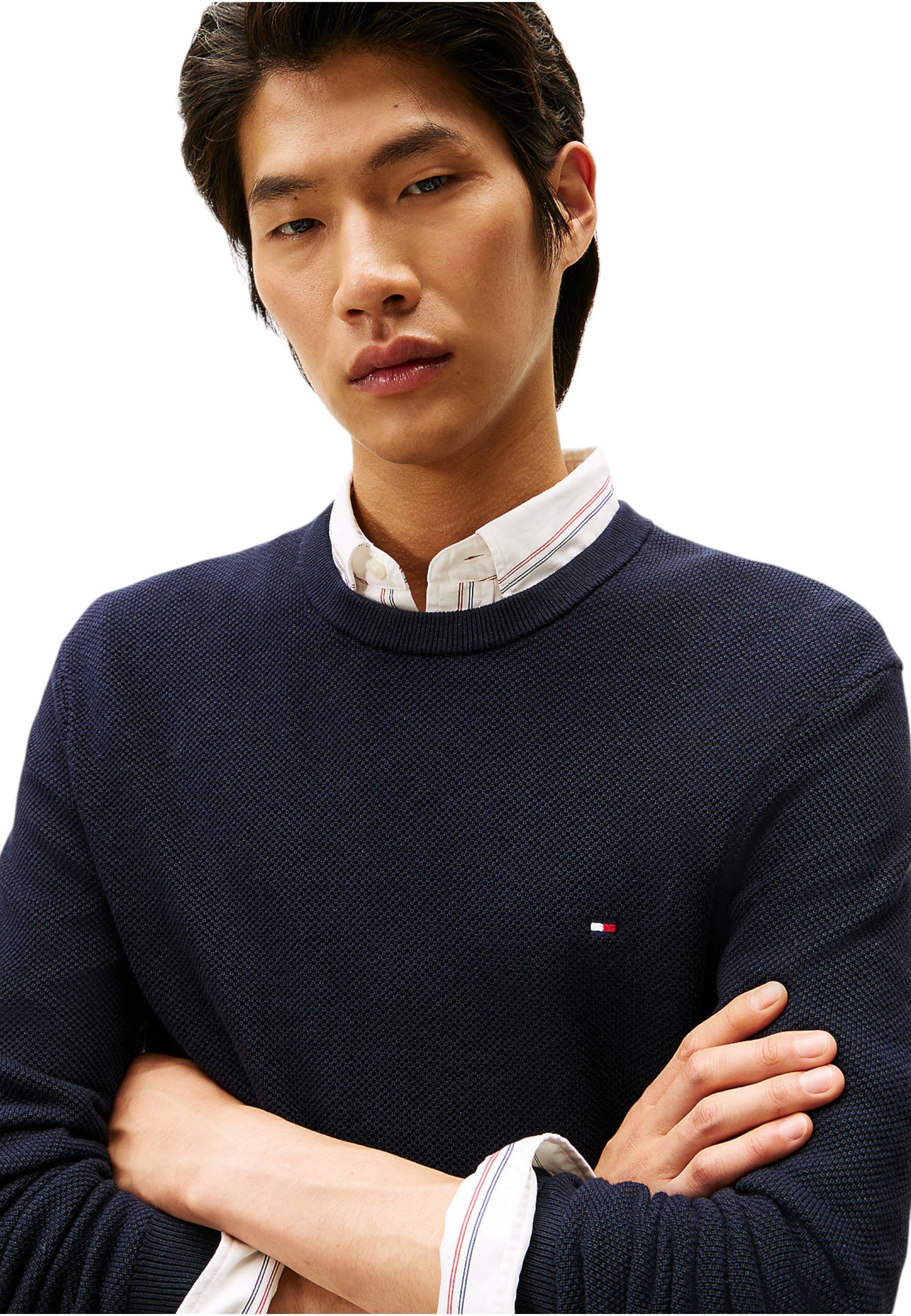 Maglione A Girocollo Uomo Tommy Hilfiger  Essential Structure MW0MW36347