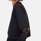 Felpa A Girocollo Donna Liu Jo Con Inserti In Pizzo  TA6282J3855