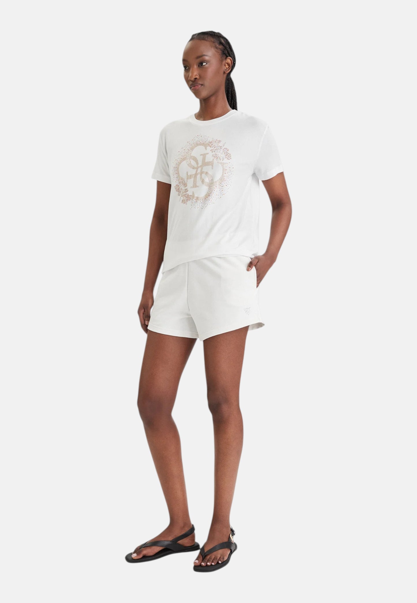 T-Shirt Manica Corta Donna Guess  Corinne E6GI01K68D2
