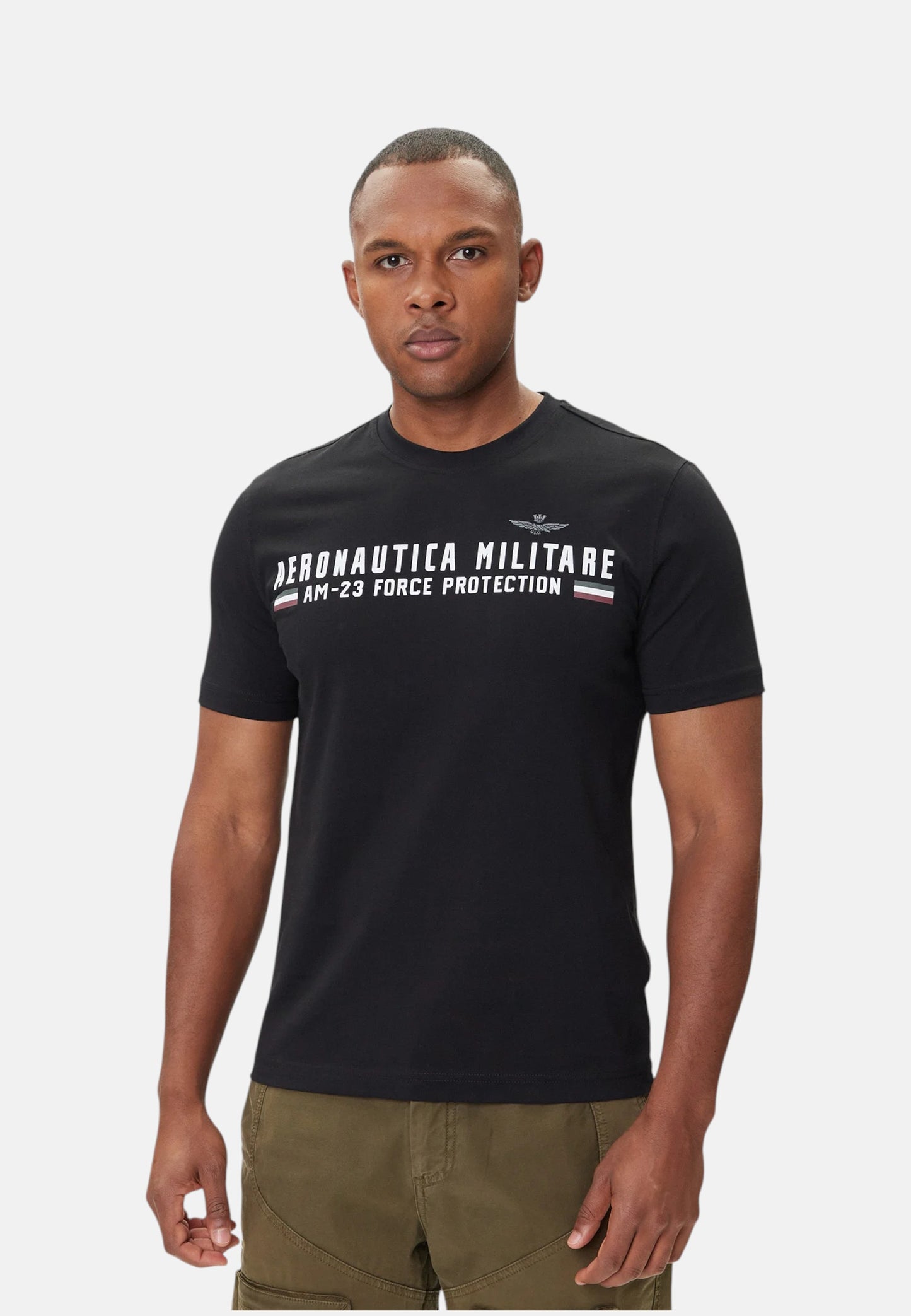 T-Shirt Manica Corta Uomo Aeronautica Militare Con Scritta Aeronautica Militare  261TS1942UJ00538