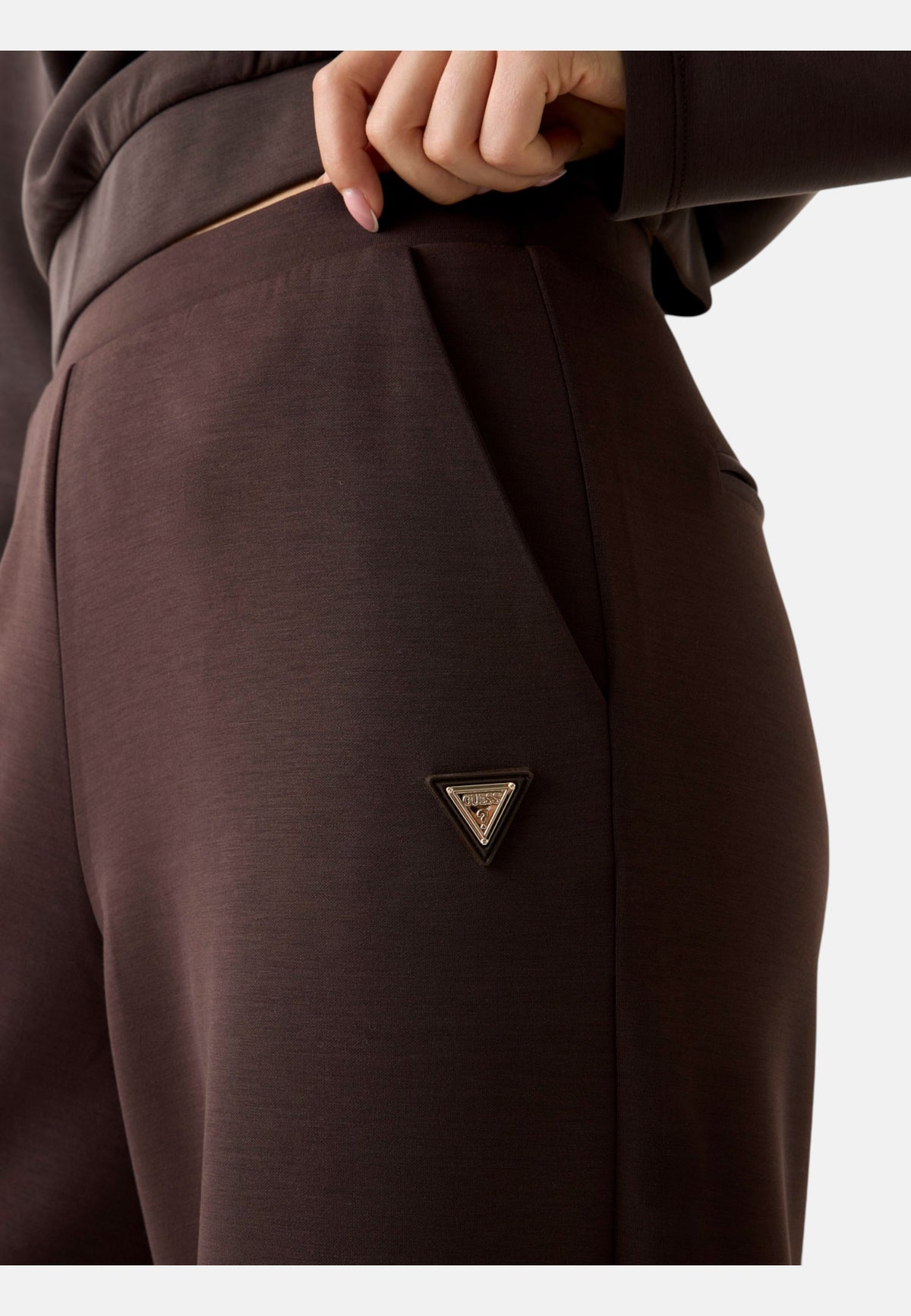 Pantaloni Wide Leg Donna Guess  Olympe V4YB07KCAY2