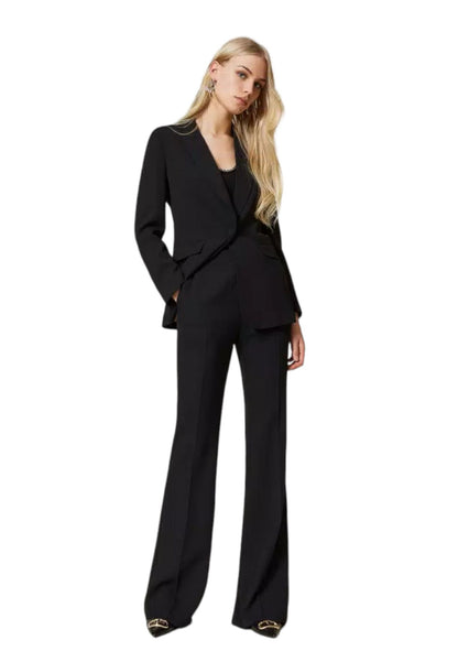 Pantaloni Eleganti Donna Twinset Fashion Fluid Crepe 231TP2394