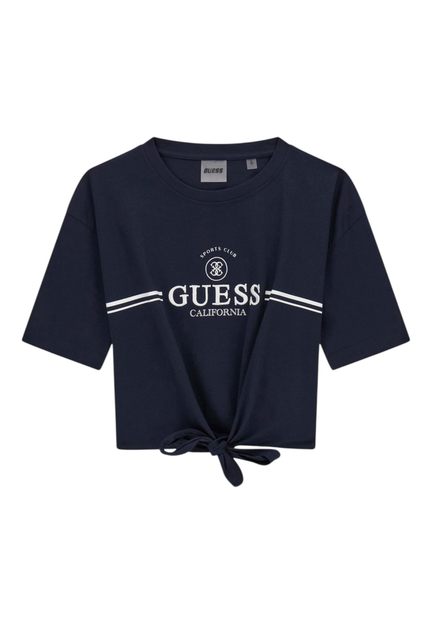T-Shirt Manica Corta Donna Guess Crop Bow V6GI20K3509