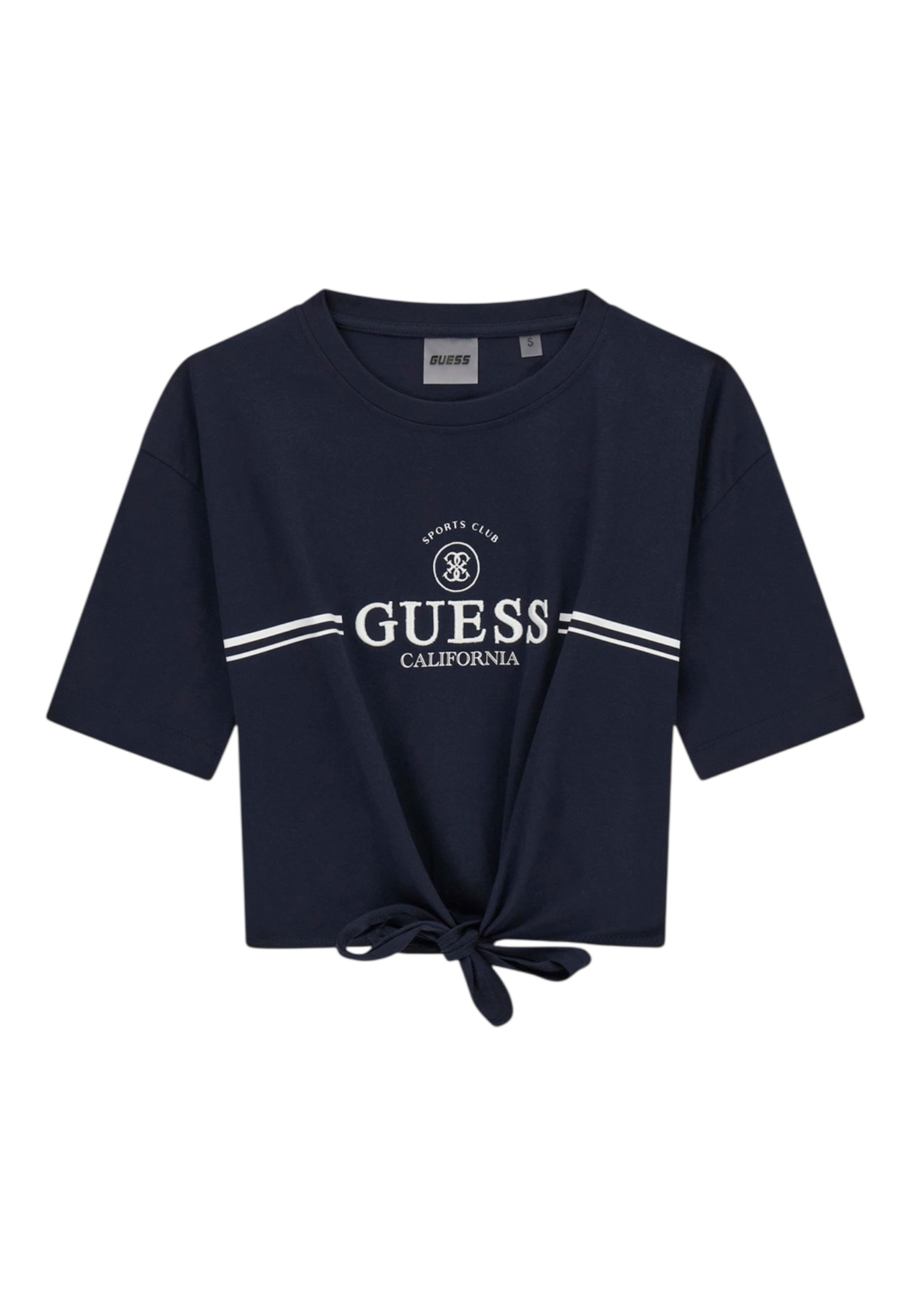 T-Shirt Manica Corta Donna Guess Crop Bow V6GI20K3509