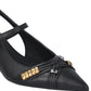 Sling Back  Donna Pinko In Nappa Con Cinturini E Applicazioni Gioiello Gloria 18 SD0489P003