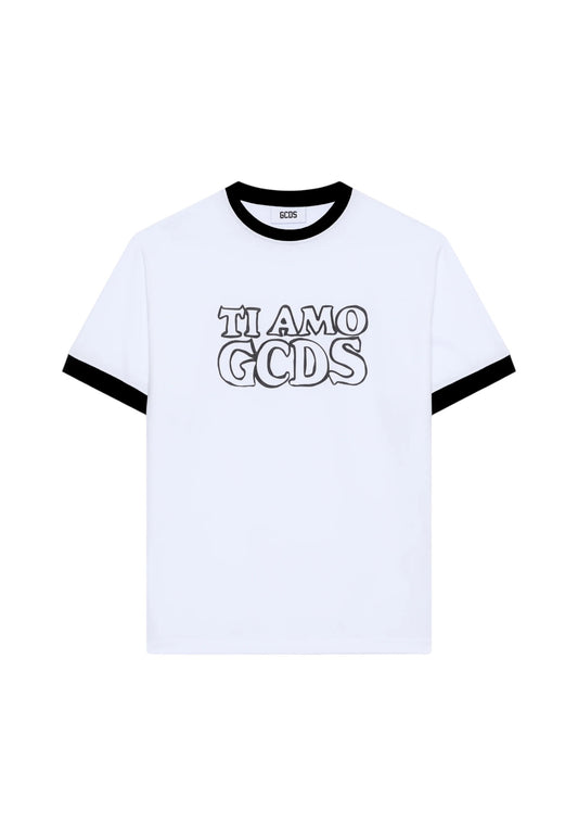 T-Shirt Manica Corta Donna Gcds  Ti Amo Gcds Outlined B2CW2327JF1