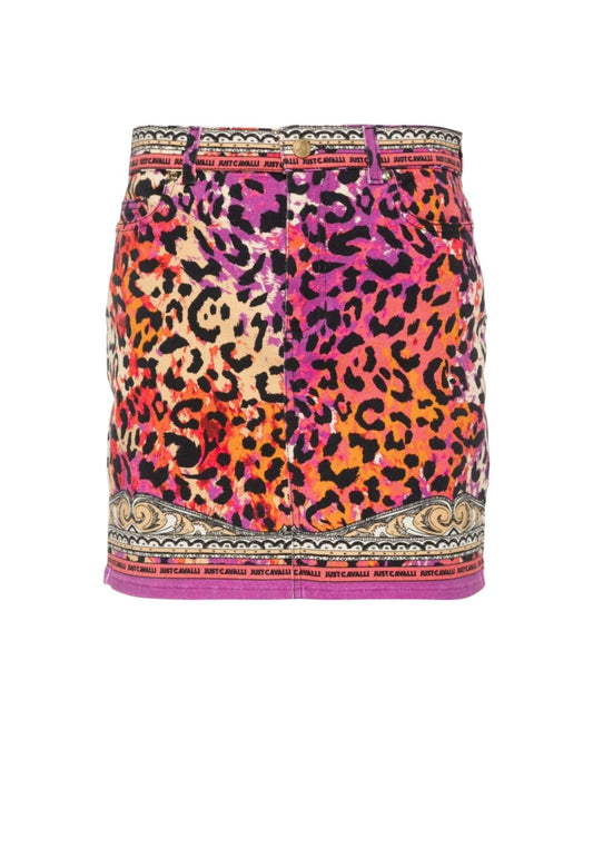 Gonna Corta Donna Just Cavalli  Bis Panel 76PAE80PES114L54