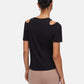 T-Shirt Manica Corta Donna Liu Jo Con Cut Out Eco Line TA6170JS005