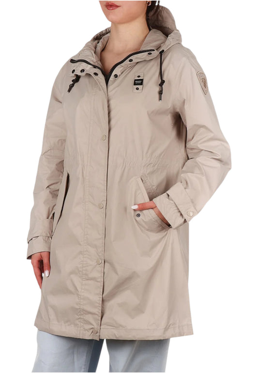 Cappotto Trench Donna Blauer