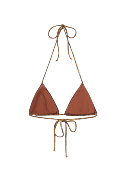Bikini Pezzo Sopra Donna Mc2 Saint Barth Triangolo Leah Overlock - Lurex Classic Leo