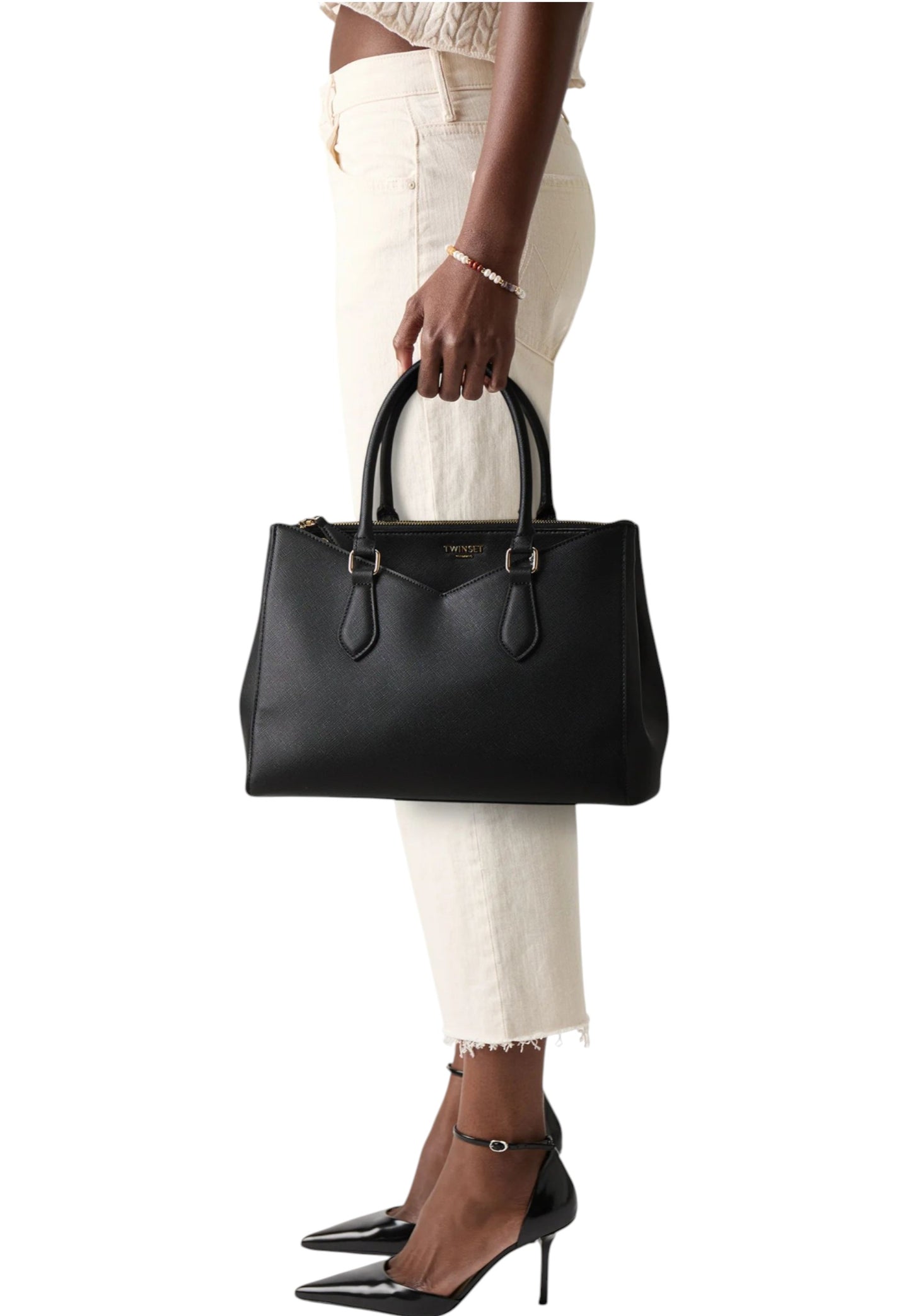 Borsa A Mano Donna Twinset Tote Media  252TB7031