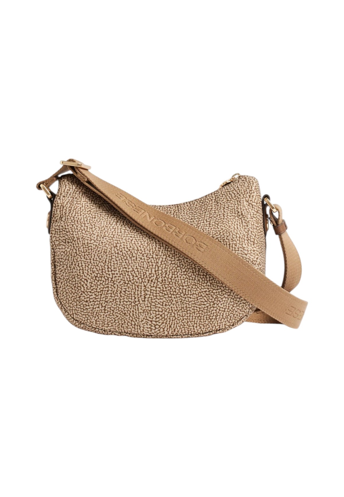 Borsa A Tracolla Donna Borbonese Formato XS, Tessuto riciclato, Stampa OP B-Club 91010338X95