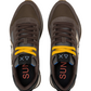 Sneakers Basse Uomo Sun68 Stile Running, Nylon E Suede, Maxi Logo, Bicolor Jaki 2.0 Bicolor Z46122