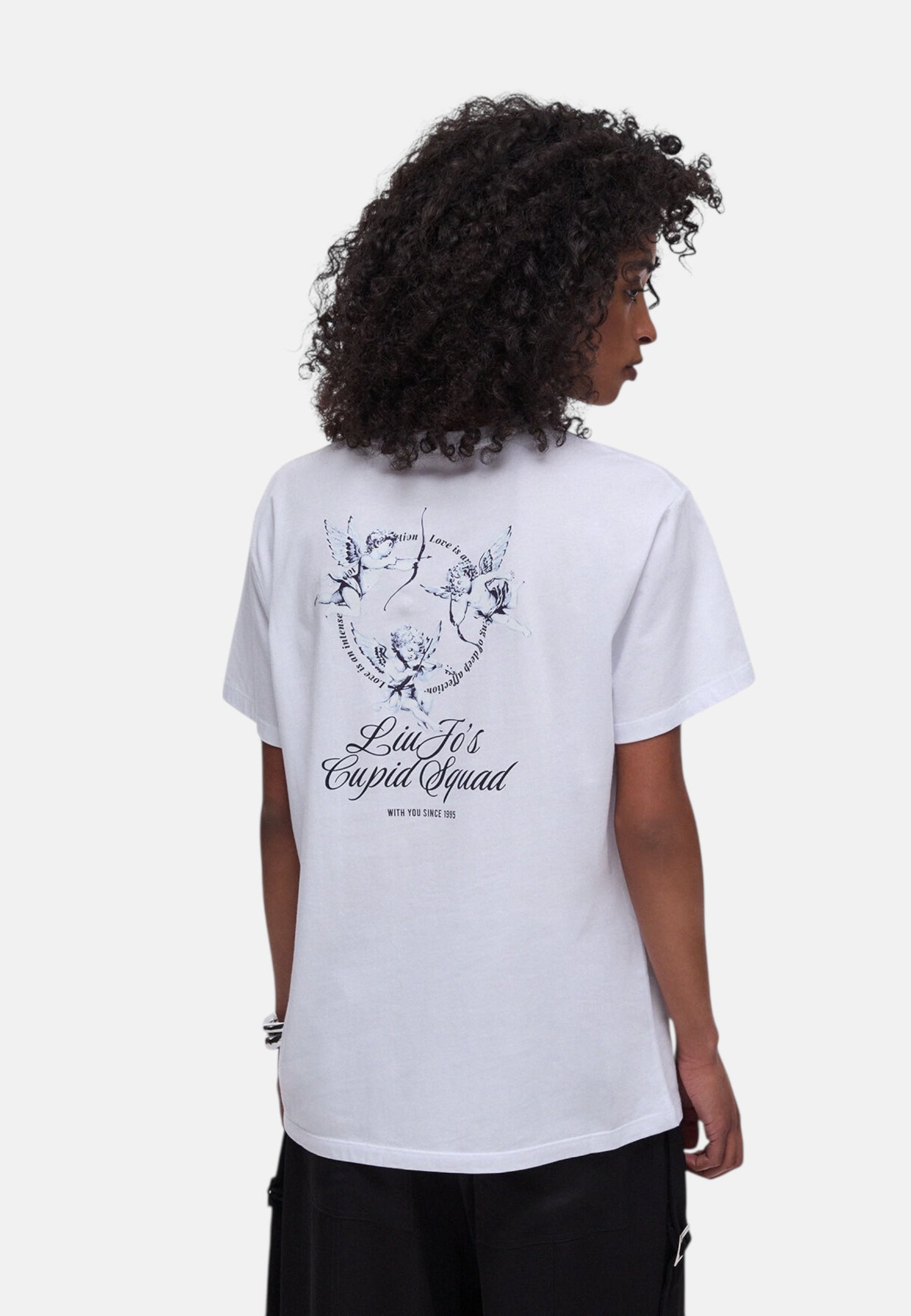 T-Shirt Manica Corta Donna Liu Jo Cupid Liujo Eco Line WA6163JS904