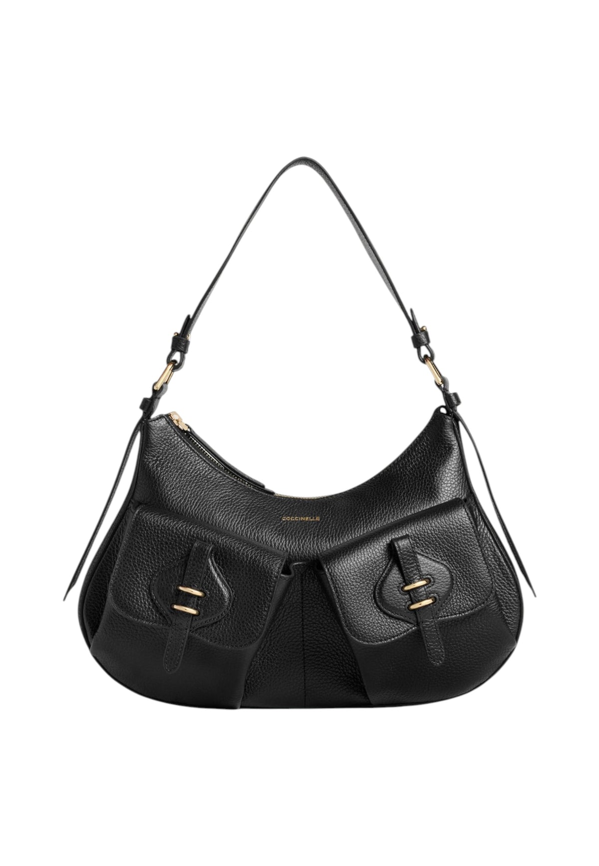 Borsa A Spalla Donna Coccinelle Pelle con grana, Con tasca Mavery Pocket E1VGK120101