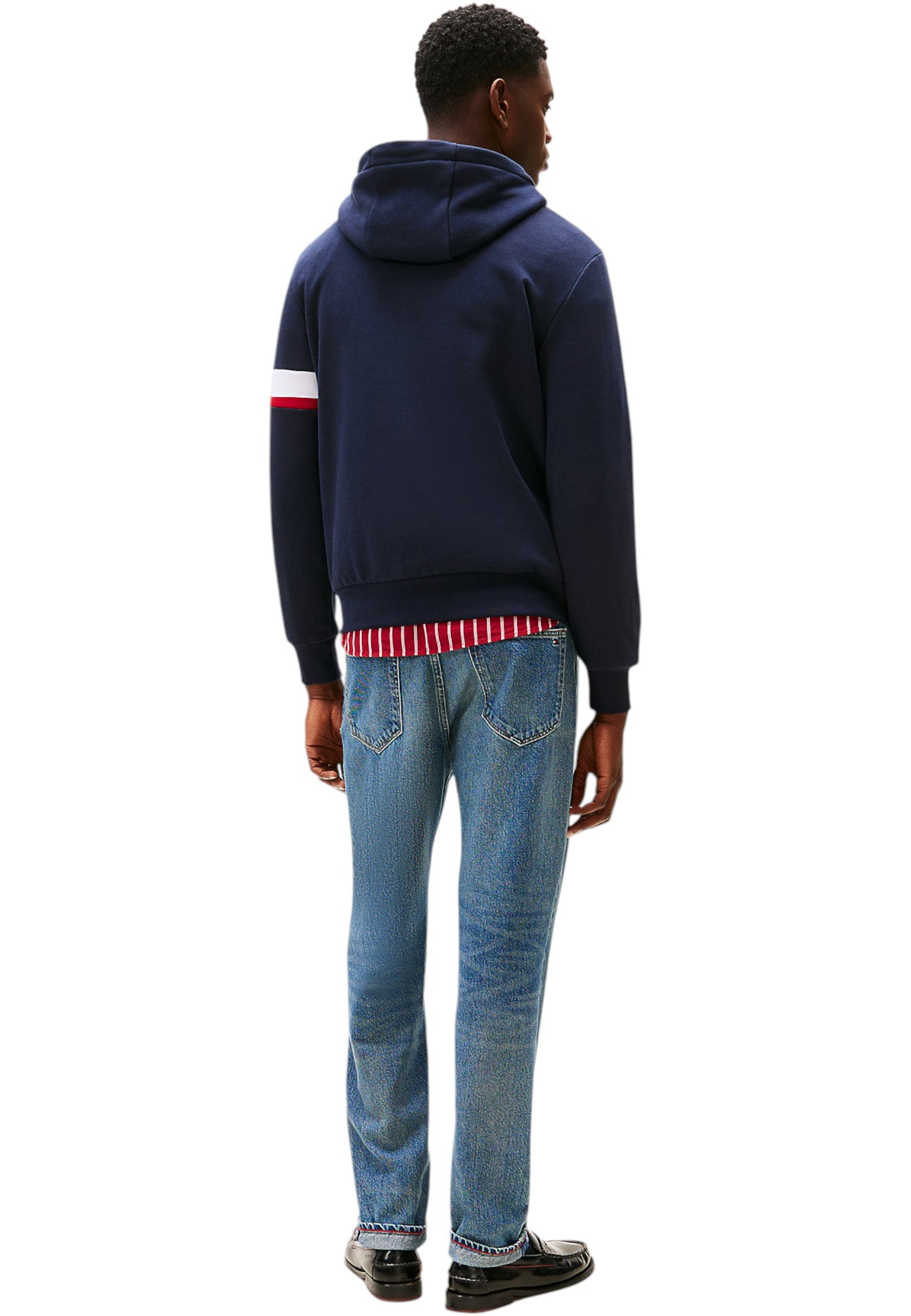 Felpa Con Cappuccio Uomo Tommy Hilfiger  Rwb Insert MW0MW40479