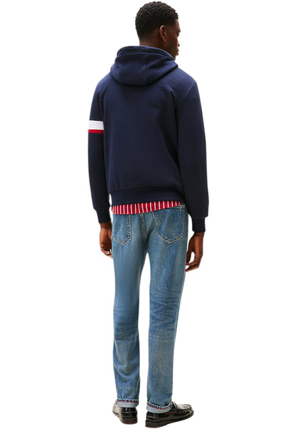 Felpa Con Cappuccio Uomo Tommy Hilfiger  Rwb Insert MW0MW40479