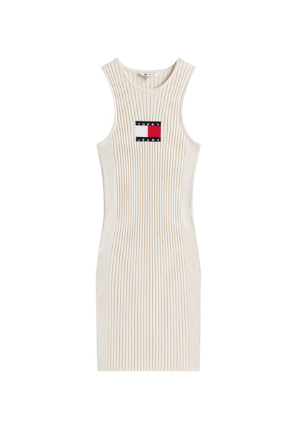 Vestito Corto Donna Tommy Jeans In Maglia Tjw Flag DW0DW20877