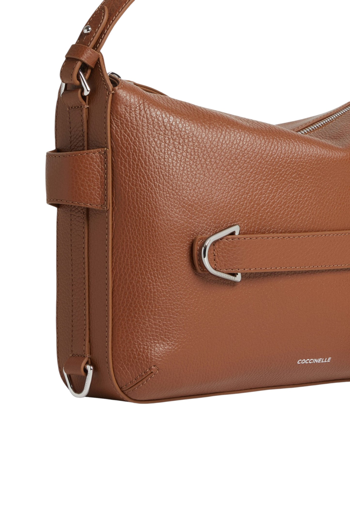 Borsa A Spalla Donna Coccinelle In Pelle Martellata Coccinelle Gretel Ribbon E1U6C130501