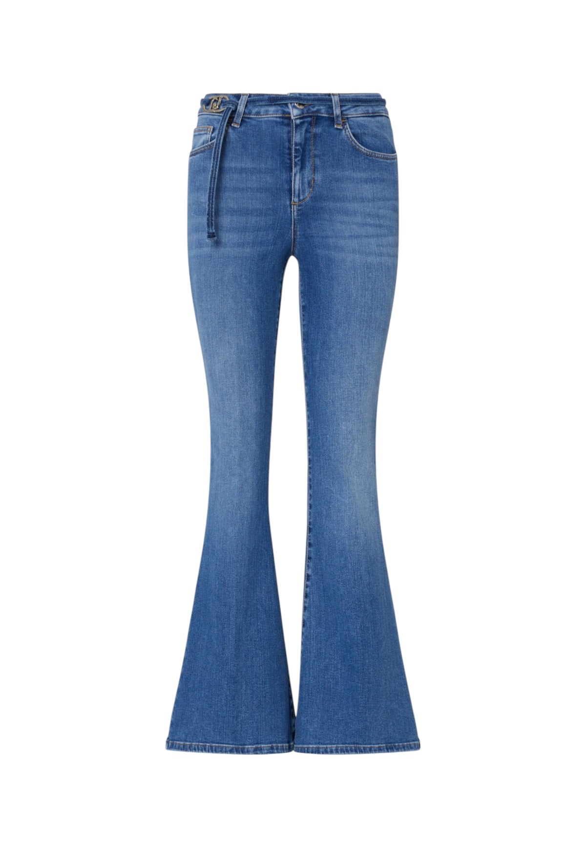 Jeans Flare Fit Donna Liu Jo Bottom Up A Vita Alta Good Super Beat UF6087D0264