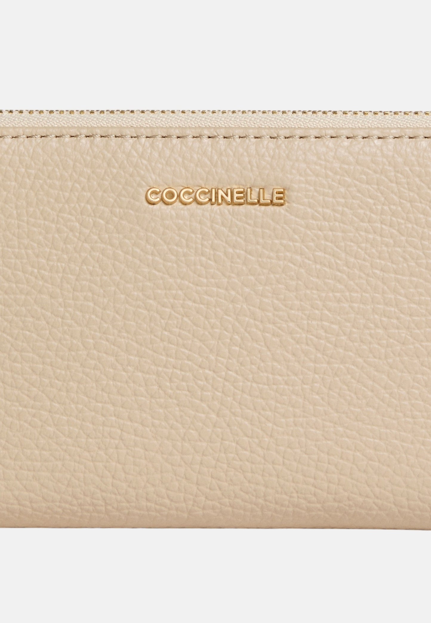 Portafoglio Con Zip Donna Coccinelle In Pelle Martellata Metallic Soft Large E2MW5113201