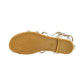 Sandali Bassi Donna Liu Jo In Pelle Metallizzata Oro Chiaro Sandy 09 SA6123EX029