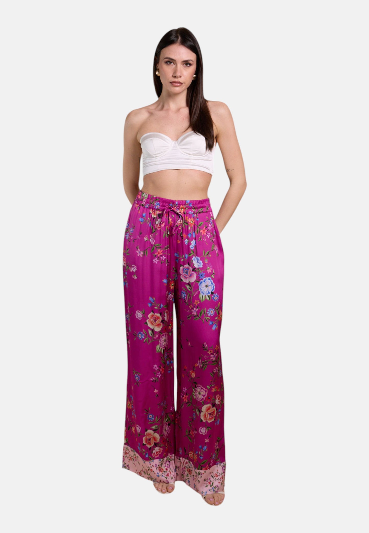 Pantaloni Tuta Donna Liu Jo Patch Con Coulisse Eco Line CA6206TS562