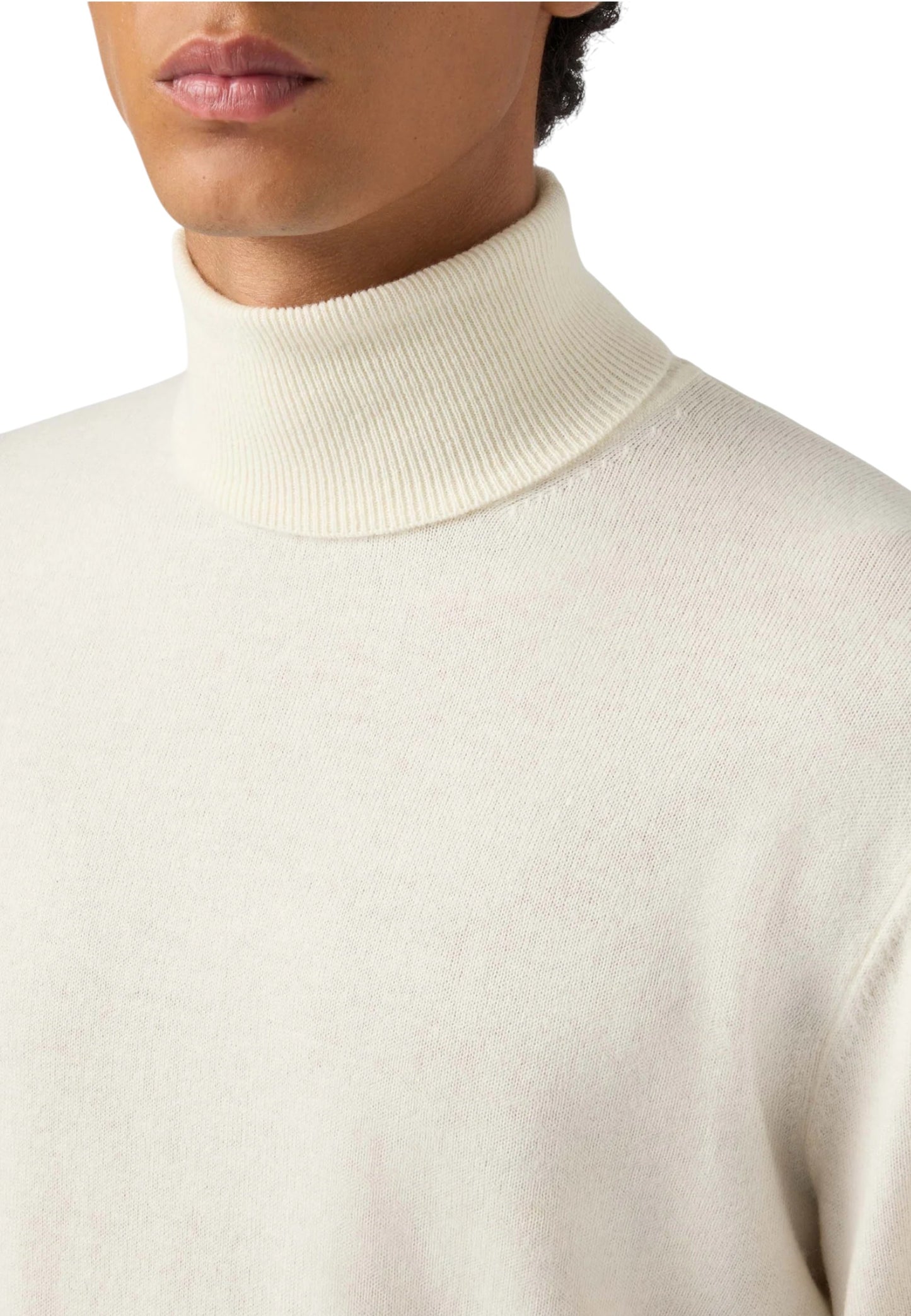 Maglione Collo Alto Uomo Mc2 Saint Barth  Bond Merinocash BOND002