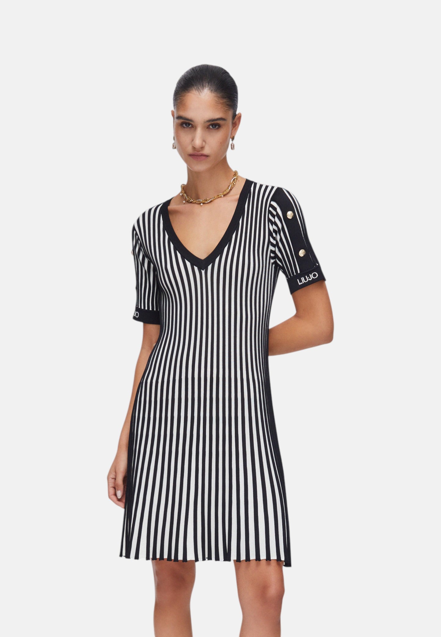 Vestito Corto Donna Liu Jo In Maglia Eco Line TA6062MS55N