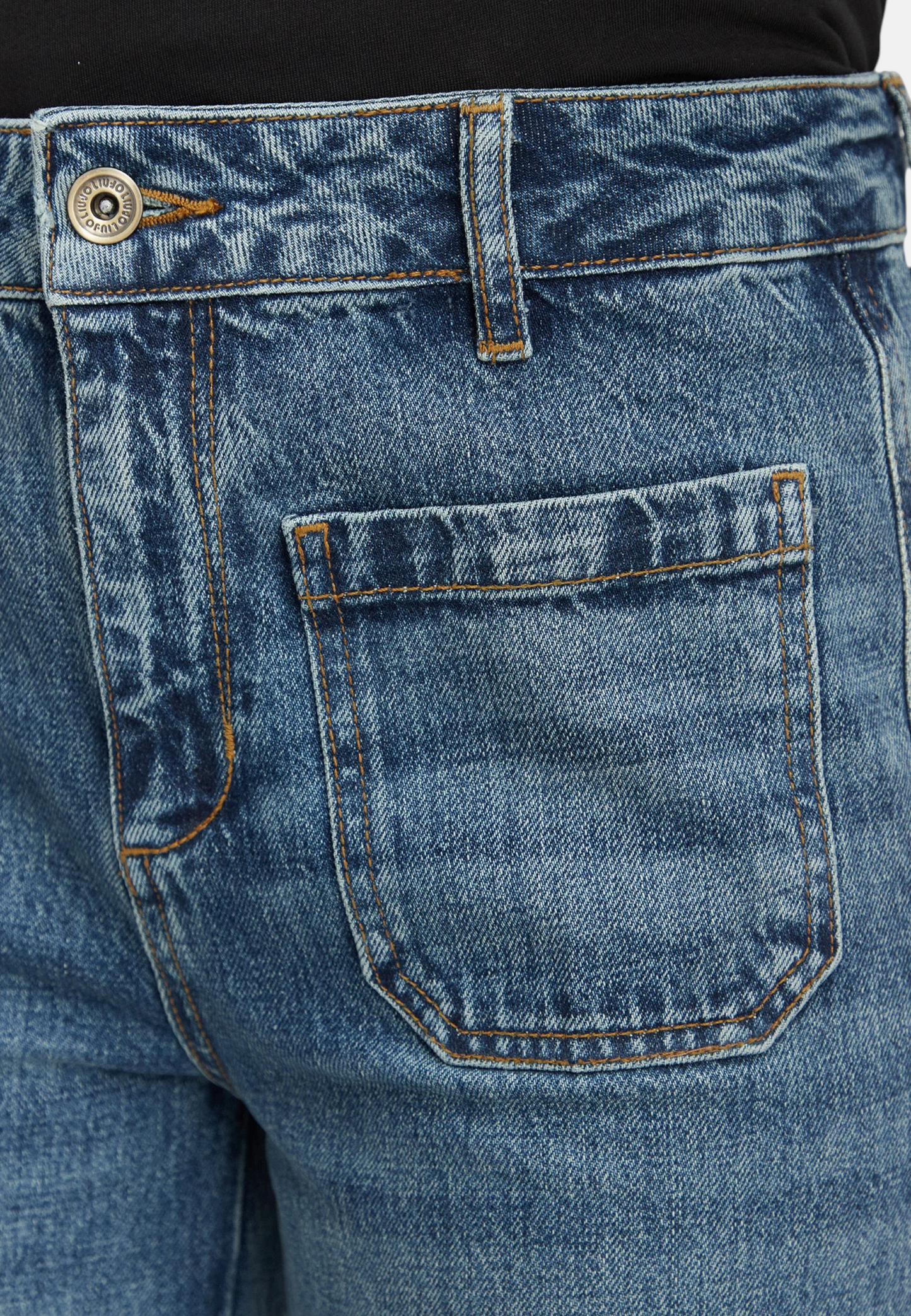 Jeans Flare Fit Donna Liu Jo A Vita Alta Patch Pocket Flare UF6196D4854