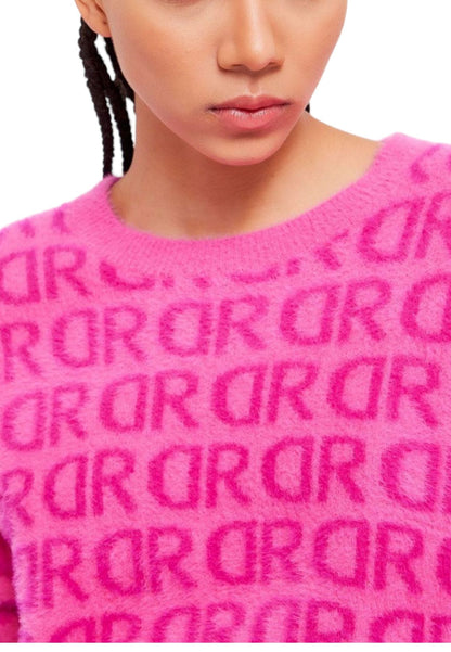 Maglione A Girocollo Donna Denny Rose Jacquard  321ND53011