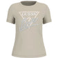 T-Shirt Manica Corta Donna Guess  Pearls Love Triangle W5YI40I3Z14