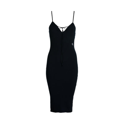 Vestito Lungo Donna Calvin klein Jeans Senza Maniche Tie Knitted J20J221156