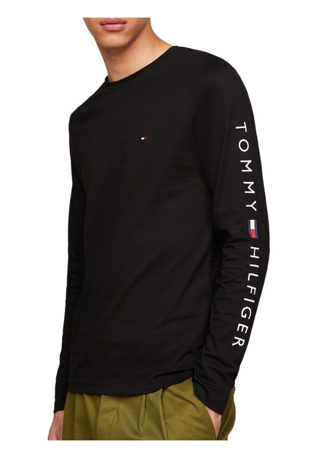 T-Shirt Manica lunga Uomo Tommy Hilfiger  Tommy Logo MW0MW09096