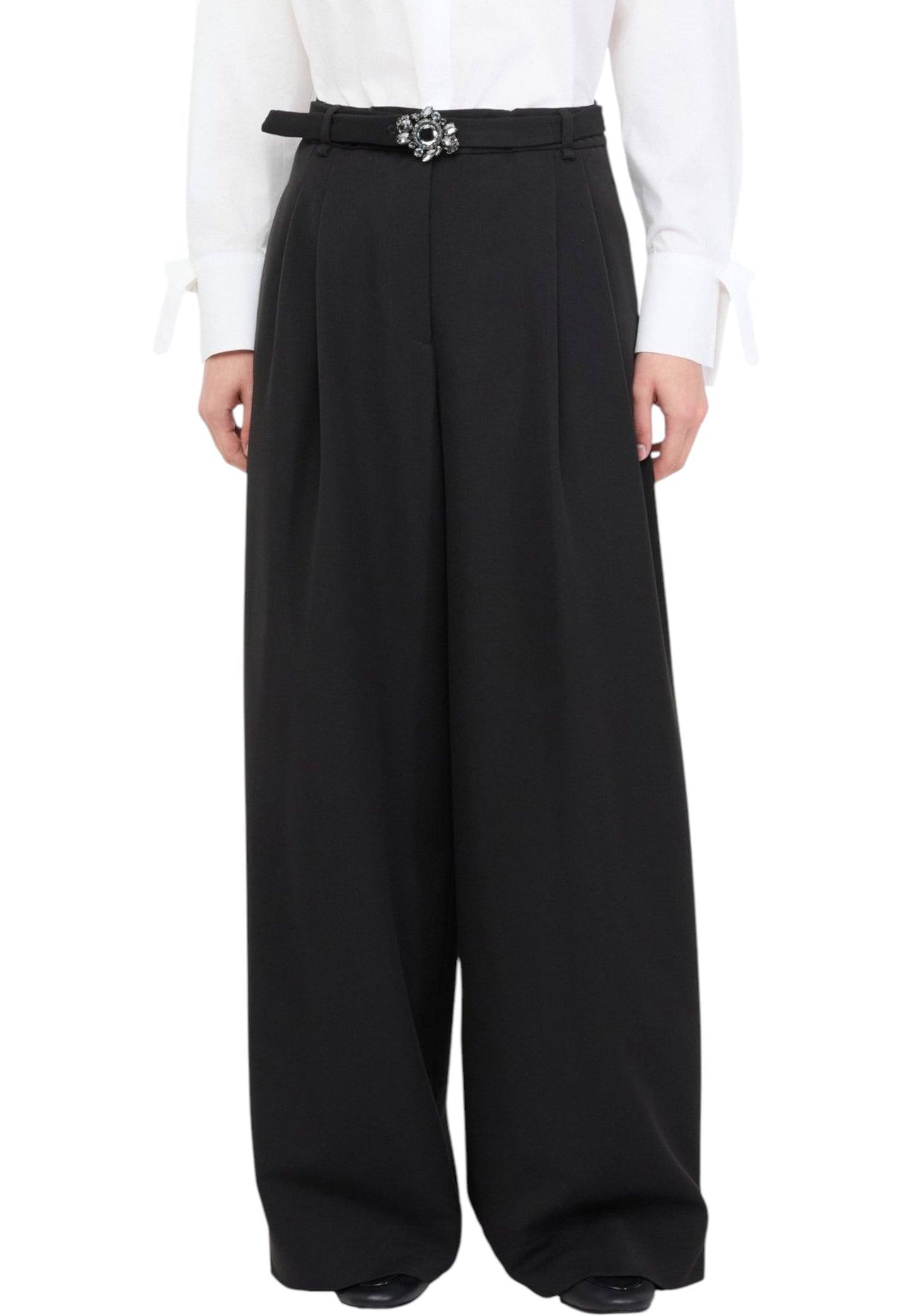 Pantaloni  Donna Liu Jo Palazzo Con Pieghe  MF5269TS224