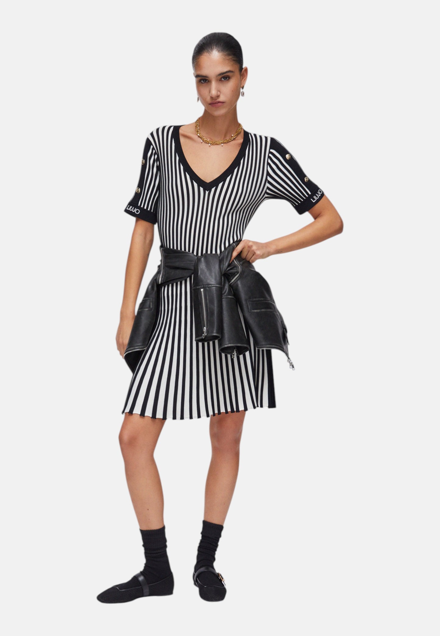 Vestito Corto Donna Liu Jo In Maglia Eco Line TA6062MS55N