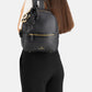 Zaino  Donna Braccialini Zaino compatto, Singolo con tracolle regolabili, Chiusura con zip, Due tasche interne, una con zip e una aperta, Charm removibile con margherita e fiocco a pois, Dimensioni: 27 x 11 x 31 Cm Beth B19223YY