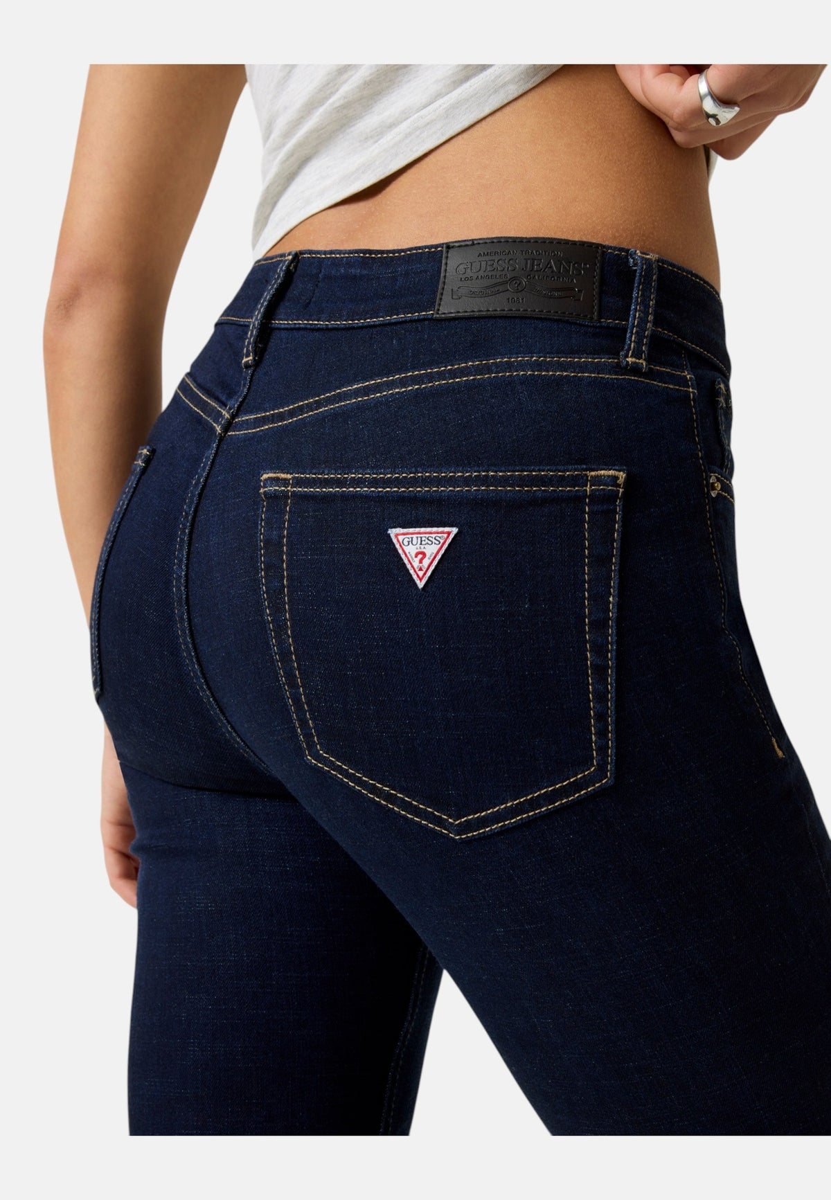 Jeans Skinny Fit Donna Guess A Vita Alta Gj G05 W5YA92D7041