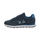 Sneakers Basse Uomo Sun68 Stile Running, Suede, Logo Ricamato Tom Suede Z46106