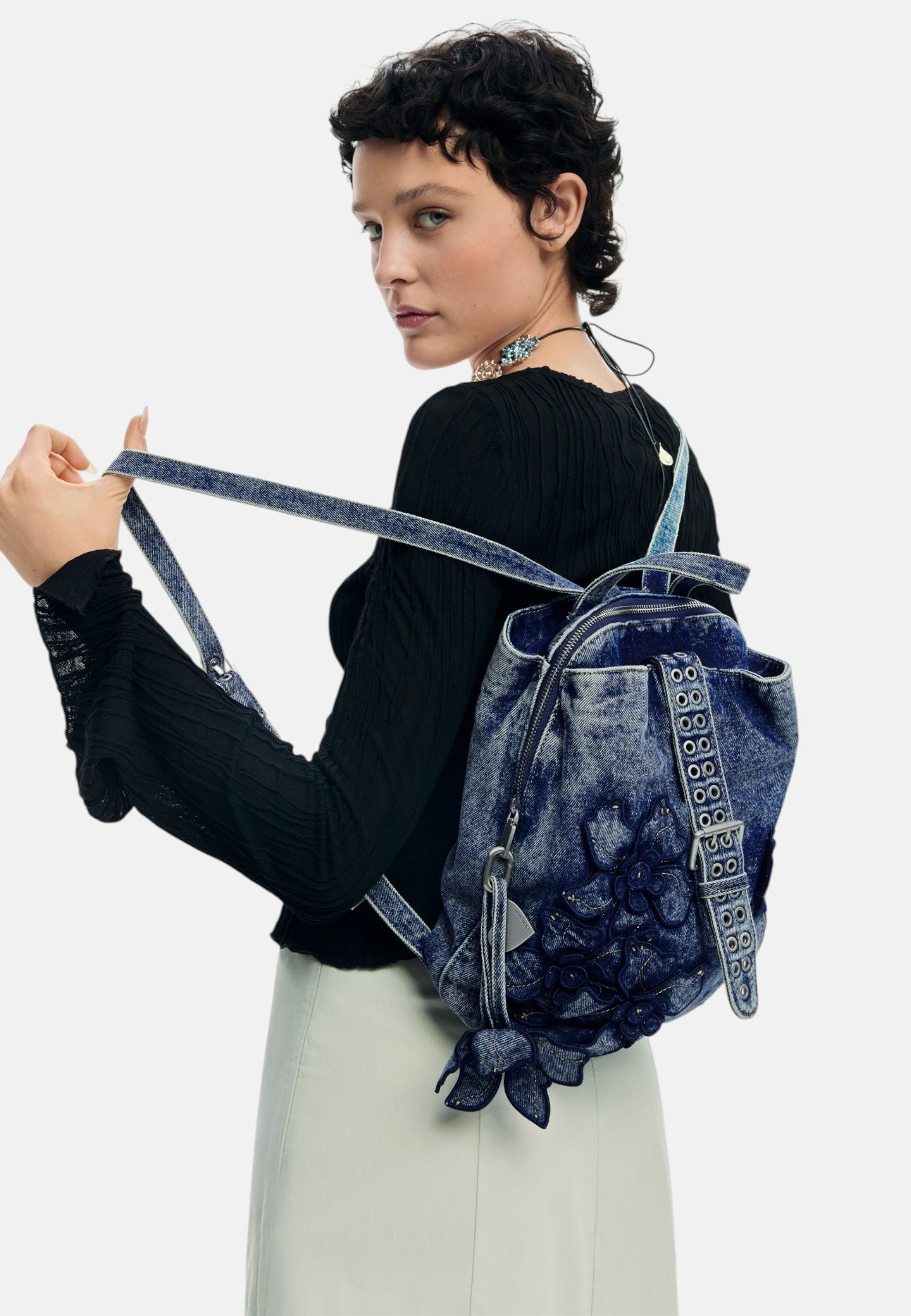 Zaino  Donna Desigual  Back Curio Denim Sumy Mini 26SAKD03