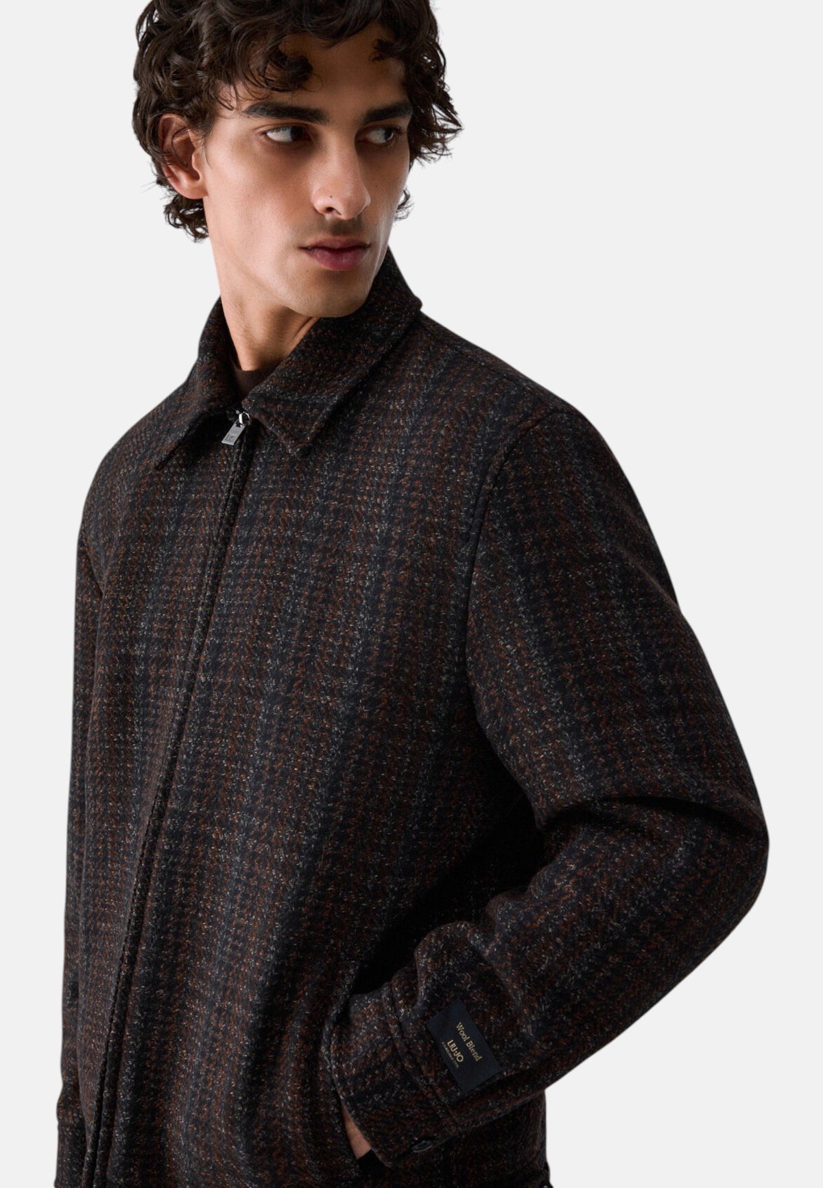 Giacca Invernale Uomo Liu Jo Overshirt A Quadri Tartan  QF6223T873A