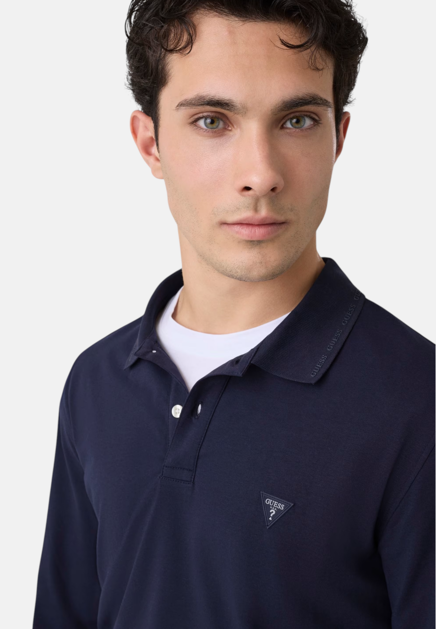 Polo Manica lunga Uomo Guess Jersey Basic M6YP36K4395