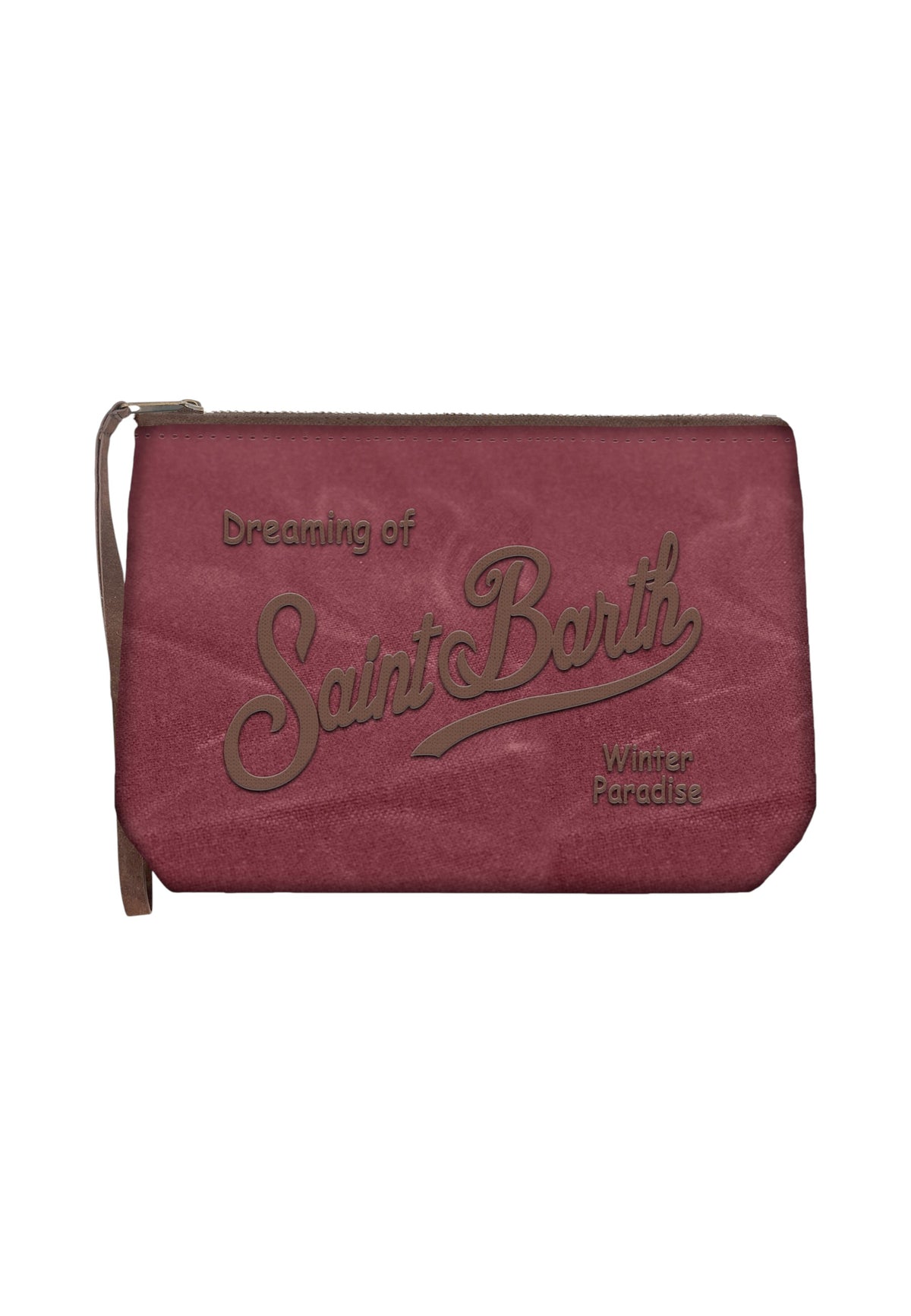 Pochette  Unisex Mc2 Saint Barth Chiusura Con Zip, Laccetto Laterale, Il Logo Saint Barth Sul Davanti Aline Wax ALI0058
